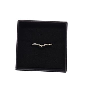 Pandora Sterling Silver Curved Chevron Ring Size 5